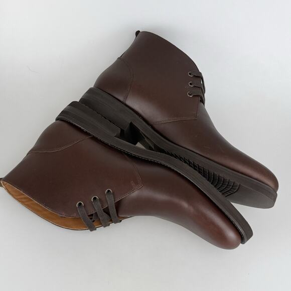 Allen Edmonds Donovan Boot Leather Shoes Size 11.5 US 8656 Brown Chukka main image 6